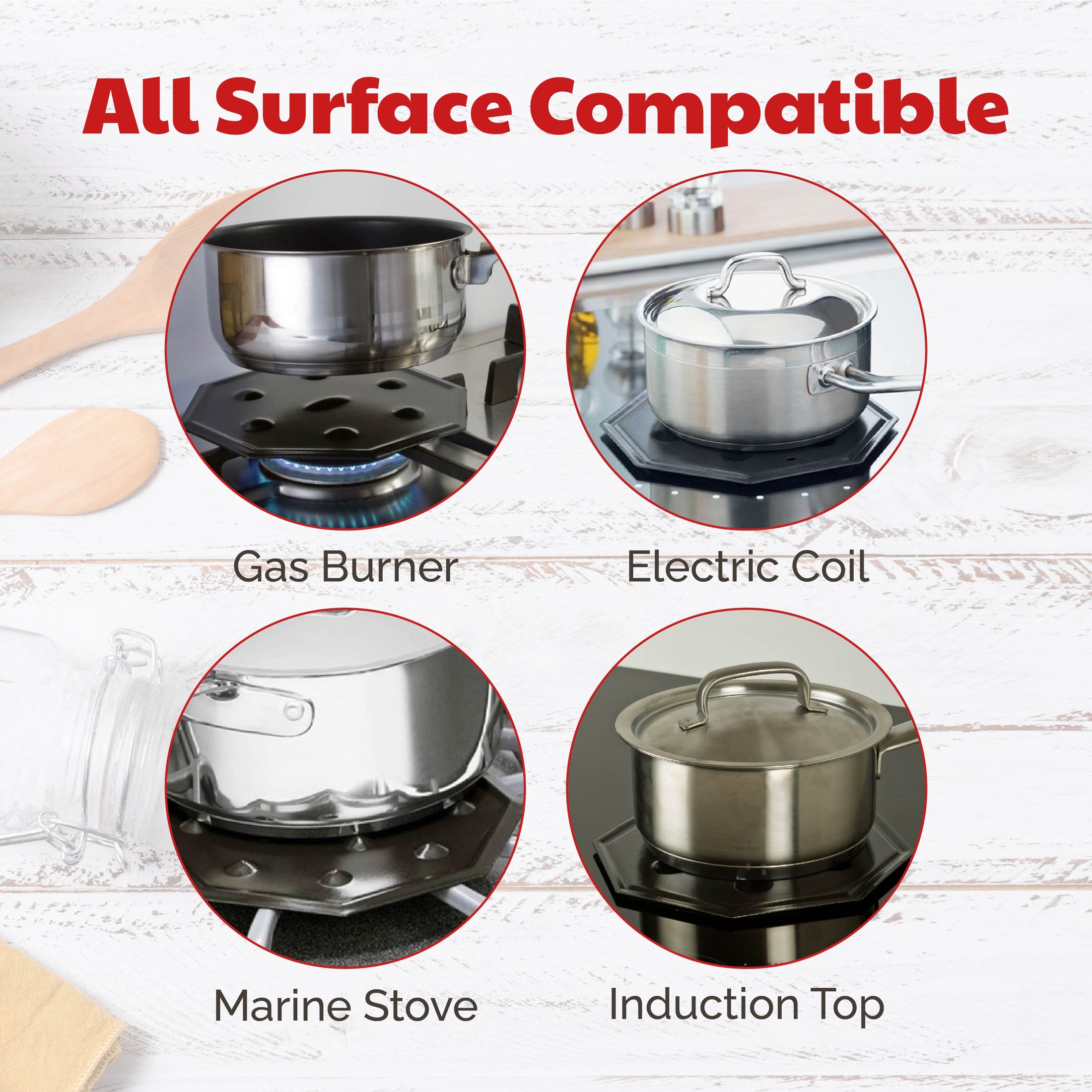 Cooks Innovations SimmerMat Heat Diffuser for All Stove Types Dishwash
