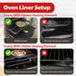 Cooks Innovations Non-Stick Oven Liner - Professional Grade - Heavy Duty Black - BPA & PFOA Free Heat Resistant Baking Mat