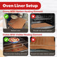 Cooks Innovations Non-Stick Copper Oven Heavy Duty Liner - Bpa & PFOA Free Heat Resistant Baking Mat  - (Size: 16.5" X 23")