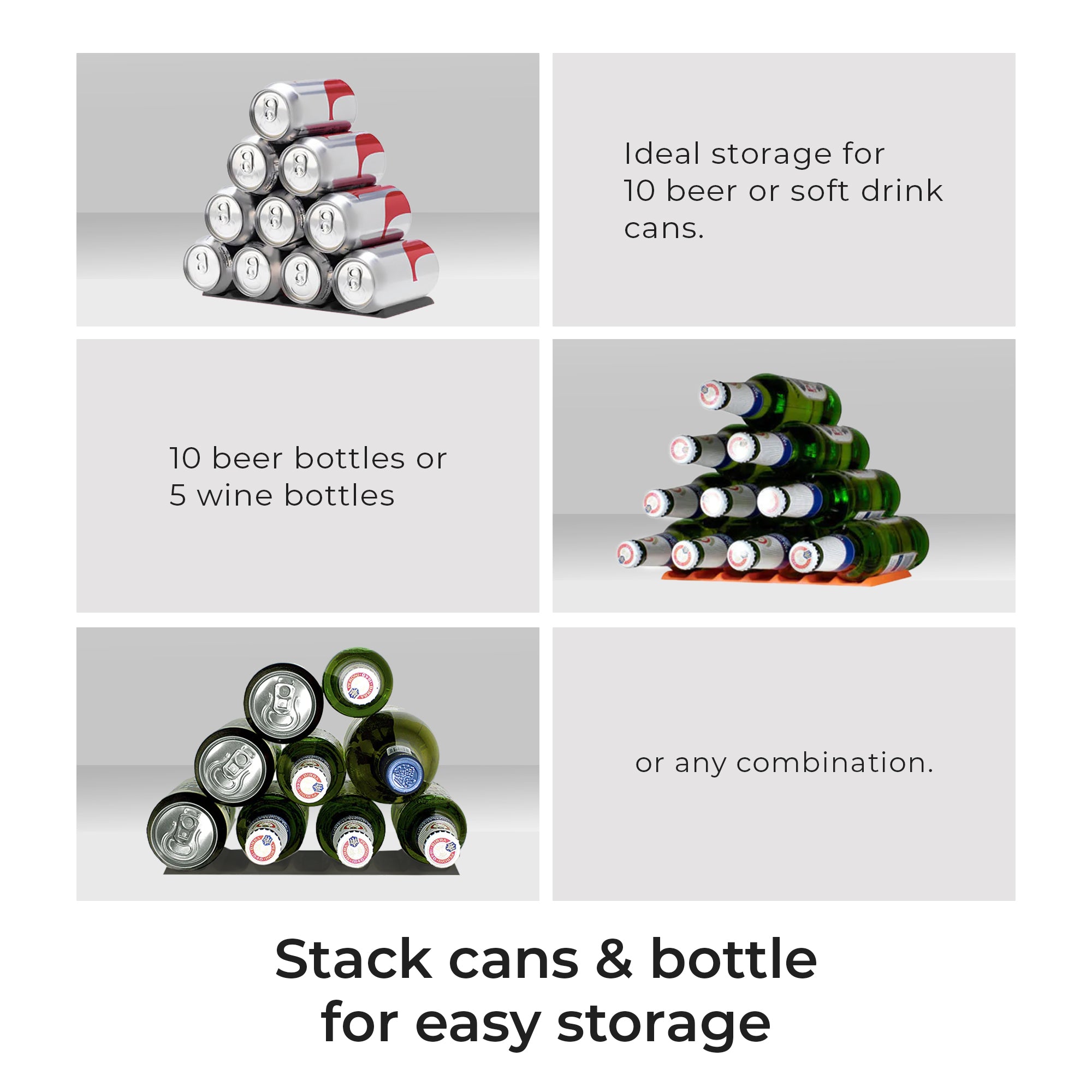 Beer bottle cooler online organizer