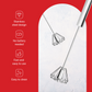 Cooks Innovations  Push Down Zip Whisk - Kitchen Tools  - Fast Mixing & Blending - Durable & Easy to Use