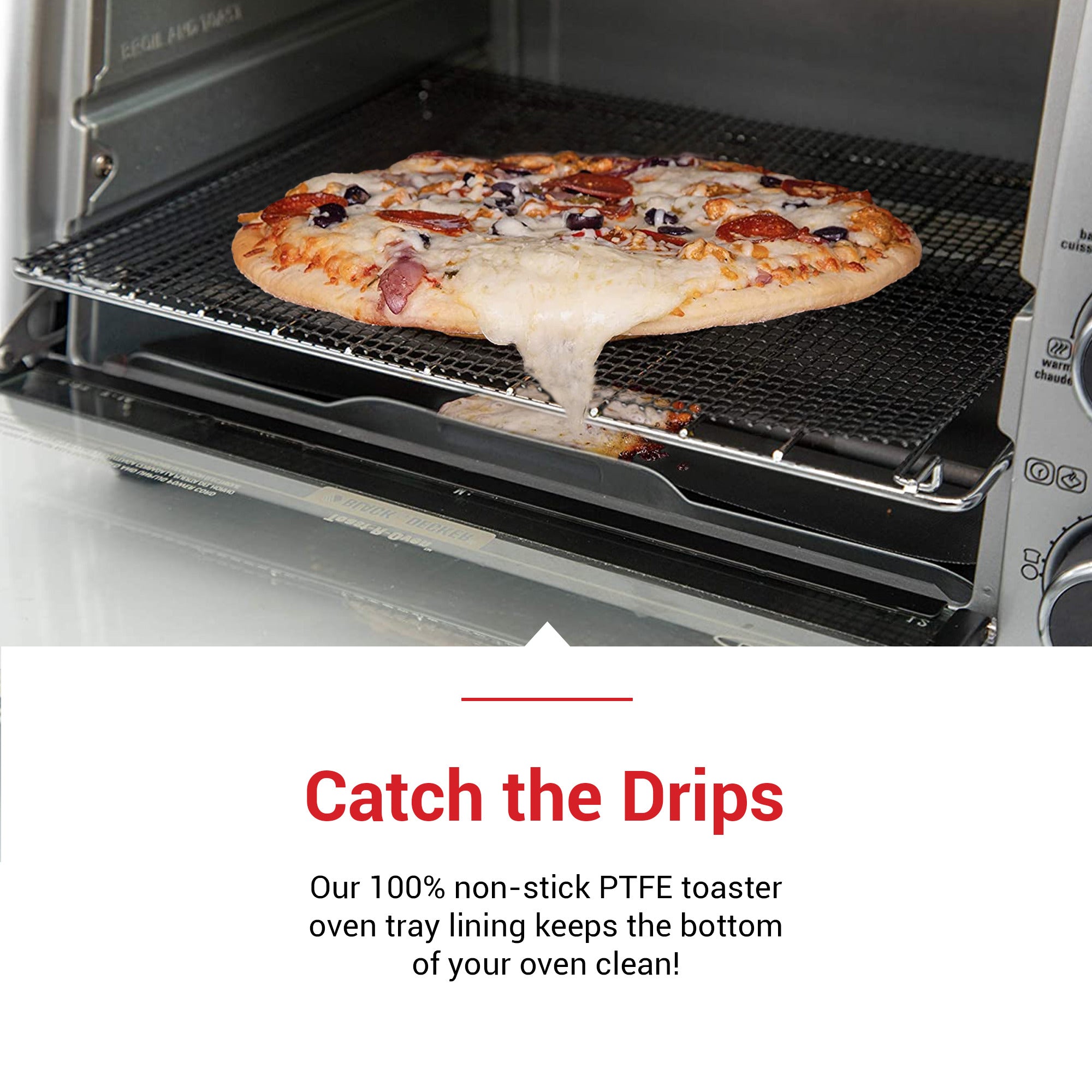 Oven tray outlet liners